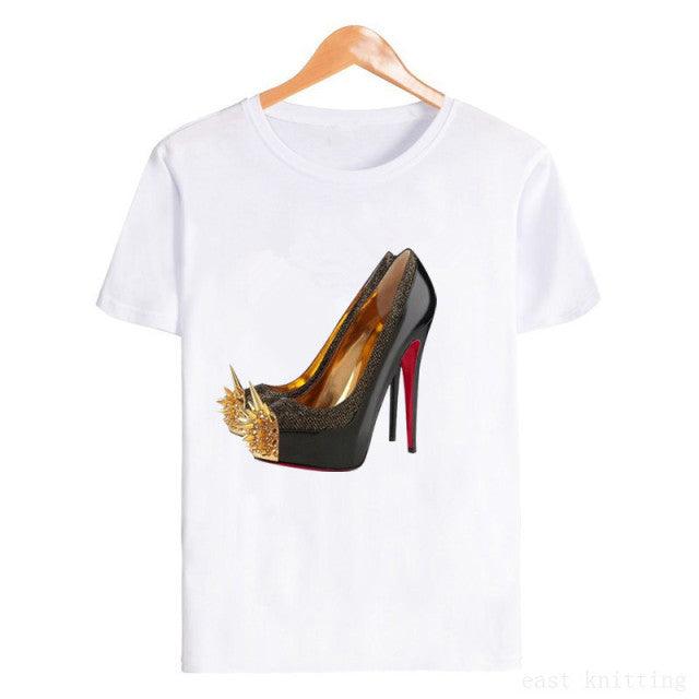 red bottom tees